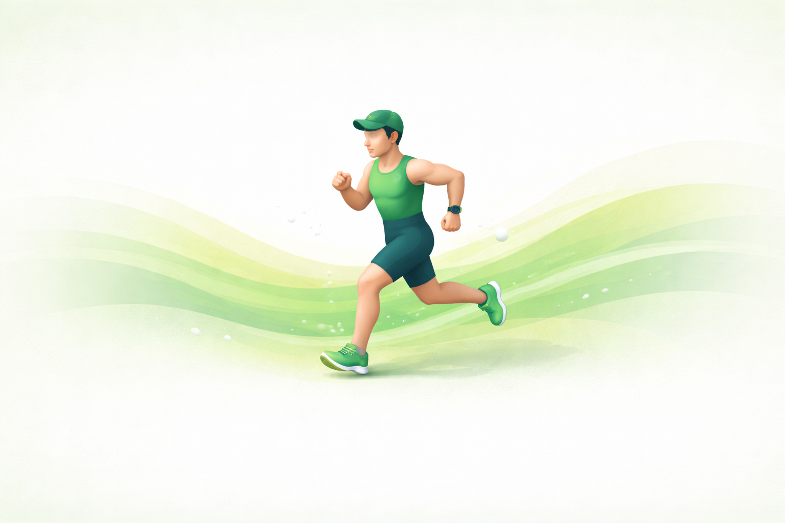 Coureur en pleine session running